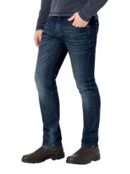 Timezone Dżinsy "Scott" - Slim fit - w kolorze granatowym rozmiar: W33/L32. Niebieskie jeansy męskie Timezone. Za 144.58 zł.