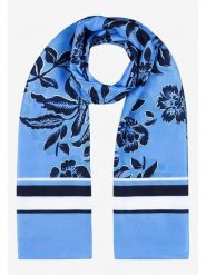 More & More Szal w kolorze granatowo-biało-błękitnym - 180 x 70 cm rozmiar: onesize. Białe szaliki i kominy damskie MORE & MORE, bez wzorów, z materiału. Za 34.99 zł.