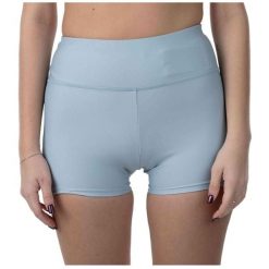 Spodenki do biegania damskie Mizuno Impulse Core. Niebieskie spodenki sportowe damskie Mizuno, l, z elastanu, do biegania. Za 83.99 zł.