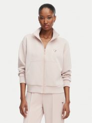 Guess Bluza V6YQ17 K4313 Różowy jasny Regular Fit. Czerwone bluzy bez kaptura damskie Guess, xxs, z syntetyku. Za 394.99 zł.
