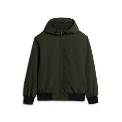 Kurtka bomber z kapturem z nylonu Superdry Surplus. Zielone kurtki męskie Superdry., xl, bez wzorów, z nylonu, klasyczne, z kapturem. Za 428.40 zł.