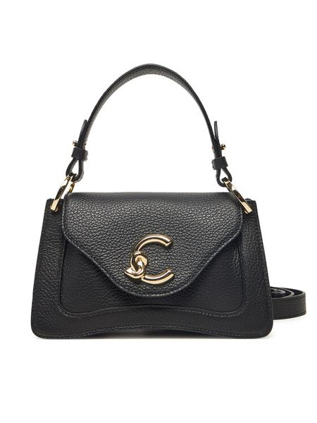 Coccinelle Torebka E1 SSL 18 04 01 Czarny. Czarne torebki klasyczne damskie Coccinelle, bez wzorów, ze skóry, bez dodatków. Za 1,289.00 zł.