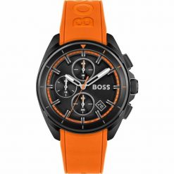 Zegarek Męski Hugo Boss 1513957. Czarne zegarki męskie Hugo Boss, ze stali. Za 722.39 zł.