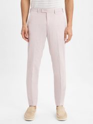 Finshley & Harding London Spodnie Mężczyźni Slim Fit Sztuczne włókno różowy, 54. Czerwone spodnie materiałowe męskie Finshley & Harding London, z włókna. Za 349.95 zł.