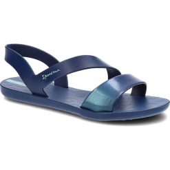 Niebieskie Sandały Ipanema Wodoodporne Sandały Damskie. Niebieskie sandały damskie Ipanema, bez wzorów, z tworzywa sztucznego, bez obcasa. Za 95.00 zł.