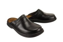 JOSEF SEIBEL 10663 MAX 37 600 schwarz duża stopa, klapki męskie, rozmiary: 48-49. Klapki i japonki męskie Josef Seibel, ze skóry. Za 359.90 zł.