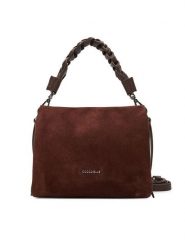 Coccinelle Torebka P6P Boheme Suede Bimaterial E1 P6P 58 01 01 Brązowy. Brązowe torebki klasyczne damskie Coccinelle, bez wzorów, ze skóry, bez dodatków. Za 1,199.00 zł.