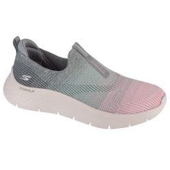 Buty sportowe Sneakersy damskie, Go Walk Flex - Cali Sunset. Czerwone buty sportowe na co dzień damskie Skechers, bez wzorów, trekkingowe. Za 279.99 zł.