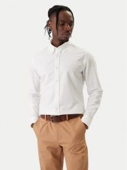 BOSS Koszula H-Roan 50555920 Biały Slim Fit. Białe koszule męskie Boss, m, bez wzorów, z bawełny, bez kołnierzyka, bez ramiączek. Za 549.99 zł.