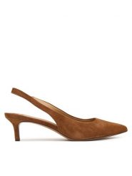 LAUREN RALPH LAUREN Szpilki Lolah II 802959263008 Brązowy. Brązowe szpilki Lauren Ralph Lauren, bez wzorów, ze skóry, bez obcasa. Za 689.99 zł.