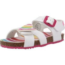 Sandały AGATHA RUIZ DE LA PRADA 242938A Biały. Białe sandały damskie Agatha Ruiz de la Prada, bez wzorów, z materiału, bez obcasa. Za 125.99 zł.