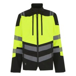 Kurtka Softshellowa Męska HiVis Trzywarstwowa. Brązowe kurtki męskie Regatta, m, bez wzorów, z materiału, z kapturem. Za 399.99 zł.