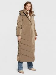 Calvin Klein Płaszcz zimowy Modern K20K205127 Beżowy Regular Fit. Brązowe płaszcze damskie CALVIN KLEIN, na zimę, m, bez wzorów, z syntetyku. Za 1,599.00 zł.