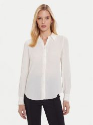 TWINSET Koszula 252TT2142 Beżowy Regular Fit. Brązowe koszule damskie Twinset, bez wzorów, z wiskozy, bez kołnierzyka, bez ramiączek. Za 1,059.00 zł.