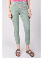 Blue Fire Dżinsy "Cargo" - Tapered fit - w kolorze oliwkowym rozmiar: W27/L29. Zielone jeansy damskie Blue Fire. Za 113.90 zł.