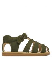 Lasocki Kids Sandały BOB CI12-BOB-02(II)CH Khaki. Brązowe sandały chłopięce Lasocki Kids, z nubiku, bez zapięcia. Za 109.99 zł.