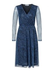 More & More Sukienka w kolorze granatowo-czarnym rozmiar: 40. Niebieskie sukienki damskie MORE & MORE, bez wzorów, bez kołnierzyka, bez ramiączek, midi. Za 179.22 zł.