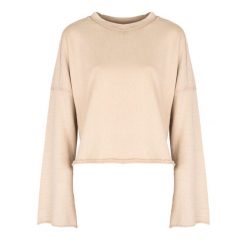 Champion Bluza | 110488 | Kobieta | Beżowy. Brązowe bluzy bez kaptura damskie CHAMPION, l, z bawełny. W wyprzedaży za 149.00 zł.