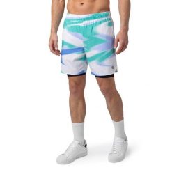Męskie szorty 2 w 1 Boombastic Siroko BBC Clap White. Białe szorty sportowe męskie SIROKO, m, z elastanu. Za 170.00 zł.