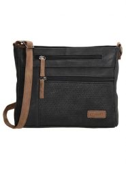 Beagles Torebka "Brunete" w kolorze czarnym - 23 x 19 x 7 cm rozmiar: onesize. Czarne torebki klasyczne damskie Beagles, bez wzorów, z materiału, bez dodatków. Za 73.99 zł.