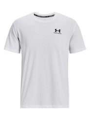 Under Armour Koszulka sportowa w kolorze białym rozmiar: XXL. Białe t-shirty sportowe męskie Under Armour, xxl, z bawełny, bez ramiączek, outdoorowe. Za 122.09 zł.