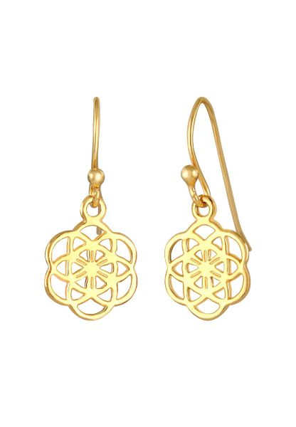 Nenalina Damski Wieszak Kwiat Życia Ornament z 925 sztuk srebra szterlingów Kolczyki 1 ct. Kolczyki damskie Nenalina, srebrne. Za 293.99 zł.