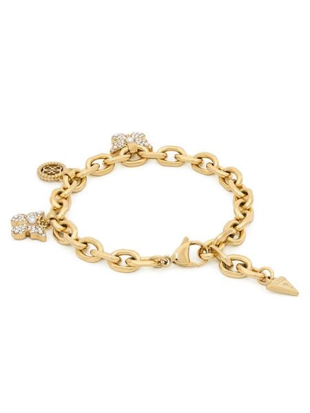 Guess Bransoletka JUBB06 130JW Złoty. Żółte bransoletki damskie Guess, metalowe. Za 246.99 zł.