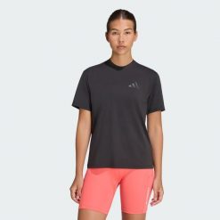 Koszulka Terrex Multi CLIMACOOL Logo Tech. Czarne t-shirty damskie Adidas, l, bez wzorów, z dzianiny, bez kołnierzyka. Za 149.00 zł.