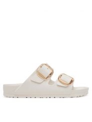Birkenstock Klapki Arizona Big Buckle Eva 1029651 Biały. Białe klapki damskie Birkenstock, bez wzorów, z tworzywa sztucznego, bez obcasa. Za 284.00 zł.