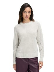 BETTY & CO Sweter w kolorze kremowym rozmiar: 40. Brązowe swetry klasyczne damskie Betty & Co., bez kołnierzyka. Za 159.95 zł.