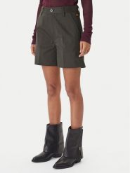 G-Star Raw Szorty materiałowe D29089-5126 Szary Regular Fit. Szare szorty damskie G-Star Raw, bez wzorów, z bawełny, retro. Za 349.99 zł.