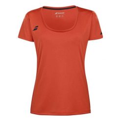 Top Mangas Babolat Play Girl. Czerwone koszulki dziewczęce BABOLAT, bez wzorów, z materiału, bez ramiączek. Za 99.00 zł.