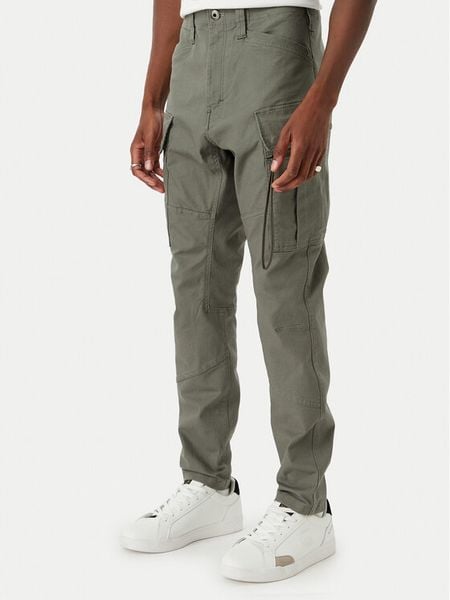 G-Star Raw Spodnie materiałowe Zip Pkt D24307-E172 Szary Skinny Fit. Szare spodnie materiałowe męskie G-Star Raw, bez wzorów, z bawełny, retro. Za 398.99 zł.