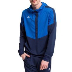 Bluza Erima Squad. Niebieskie bluzy z kapturem męskie Erima, m, z dresówki. W wyprzedaży za 158.00 zł.