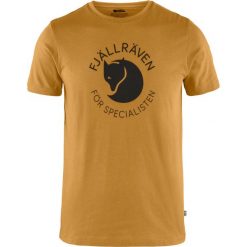 Koszulka bawełniana męska Fjallraven Fjallraven Fox T-shirt. Żółte t-shirty męskie Fjällräven, m, bez wzorów, z bawełny, bez kołnierzyka. Za 167.99 zł.