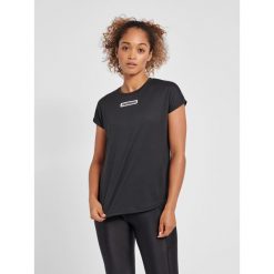 Koszulka damska Hummel TE Tola. Czarne t-shirty damskie HUMMEL, xs, bez wzorów, z poliamidu, bez kołnierzyka. Za 137.50 zł.