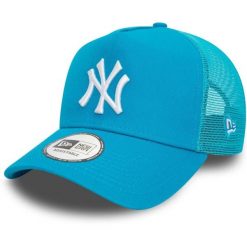 Czapki New Era Model New York Yankees Kolor Niebieski. Niebieskie czapki męskie New Era, bez wzorów, z tkaniny. Za 171.65 zł.