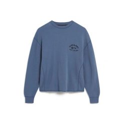 Bluza damska Superdry Athletic Essentials. Niebieskie bluzy bez kaptura damskie Superdry., xs, bez wzorów, bez ramiączek, bez kaptura. Za 254.30 zł.