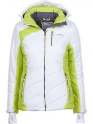 Peak Mountain Kurtka narciarska w kolorze białym rozmiar: M. Białe kurtki narciarskie i snowboardowe damskie Peak Mountain, m, bez wzorów, z materiału, bez kaptura, narciarskie. Za 332.52 zł.
