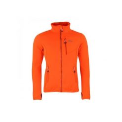 Kurtka polarshell Peak Mountain. Brązowe kurtki męskie Peak Mountain, bez wzorów, sportowe, bez kaptura. W wyprzedaży za 195.50 zł.