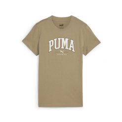 Damska koszulka z nadrukiem PUMA SQUAD PUMA Oak Branch Beige. Brązowe bluzki sportowe damskie Puma, l, bez wzorów, bez ramiączek. Za 67.99 zł.