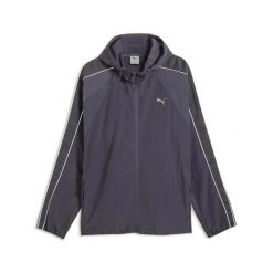 Kurtka z dresu Puma Run Culture Collective. Szare kurtki treningowe męskie Puma, m, bez wzorów, z dresówki, do biegania. Za 427.00 zł.