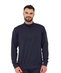 Bluza męska wełniana z krótkim ekspresem Brubeck OUTDOOR MERINO. Szare bluzy z kapturem męskie Brubeck, m, z materiału. Za 299.00 zł.