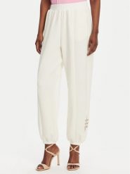 Liu Jo Sport Spodnie dresowe TA5229 J4869 Biały Relaxed Fit. Białe spodnie dresowe damskie Liu Jo Sport, xxl, z dresówki. Za 349.99 zł.