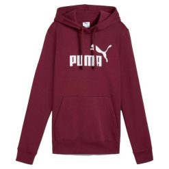 Bluza Puma Ess No. 1 Logo Hoodie Fl (S) Damskie. Czerwone bluzy bez kaptura damskie Puma, s, bez wzorów, z bawełny, bez ramiączek, bez kaptura. Za 168.99 zł.