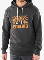 Bluza z kapturem męska Edelrid Tecu Hoody. Szare bluzy z kapturem męskie EDELRID, na lato, m, z bawełny. Za 262.89 zł.