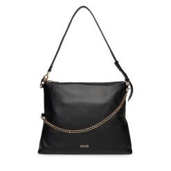 Torebka Liu Jo. Czarne torebki klasyczne damskie Liu Jo, bez wzorów, bez dodatków. Za 369.99 zł.