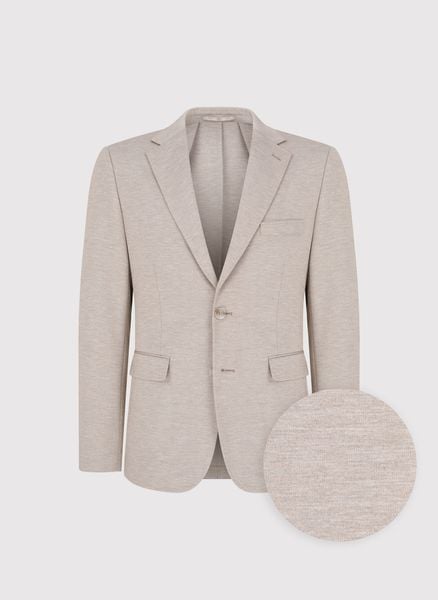 PAKO LORENTE - Jasnobrązowa dzianinowa marynarka męska. Brązowe marynarki męskie Pako Lorente, bez wzorów, z dzianiny. Za 799.99 zł.