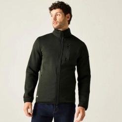 Męska bluza polarowa Brayleigh z zamkiem błyskawicznym. Brązowe bluzy bez kaptura męskie Regatta, m, z materiału. Za 239.99 zł.