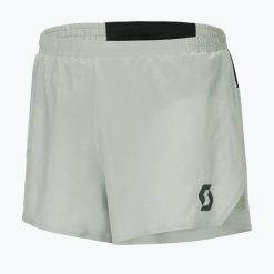 Spodenki do biegania męskie SCOTT Split RC Run. Szare szorty męskie Scott, z elastanu, bez kołnierzyka. Za 319.99 zł.